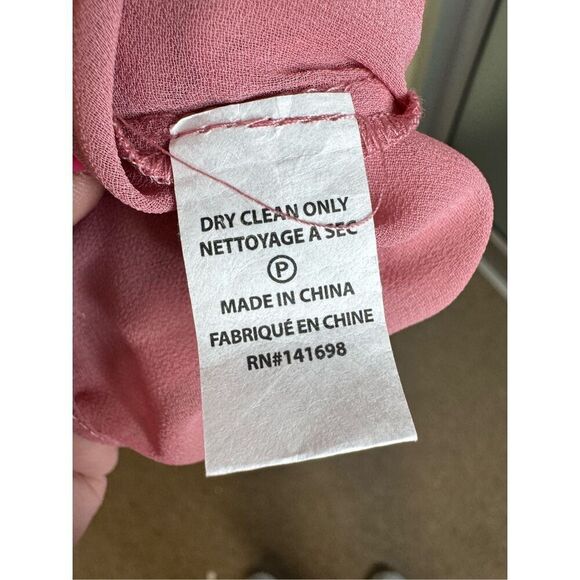 Ramy Brook NWT Anita Smocked Ruffle Midi Dress in Pink Size S - Picture 7 of 9